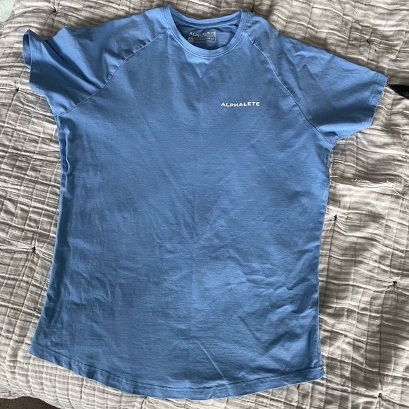 Alphalete | Men's Performance Fit Blue T-shirt sz M - Picture 3 of 15